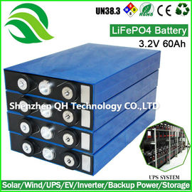 China Célula solar del poder más elevado recargable/de Wind/UPS/EV/Inverter prismática 3.2V 60Ah LiFePO4 de baterías proveedor